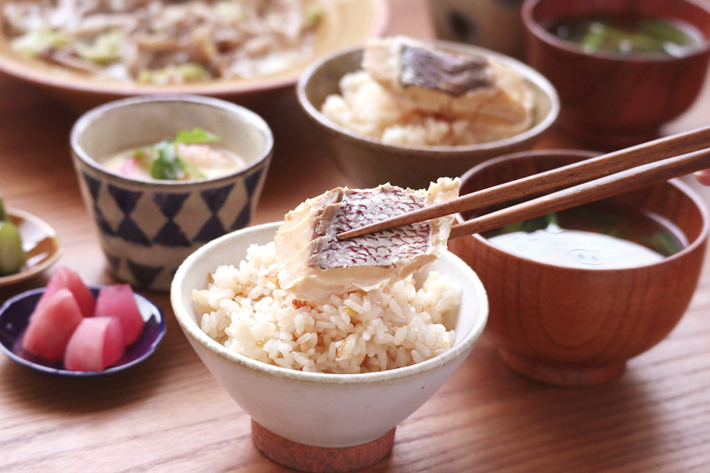 ふたばの炊き込みごはんの素 3袋詰合せ【 鯛めし/かにめし/野菜五目 】