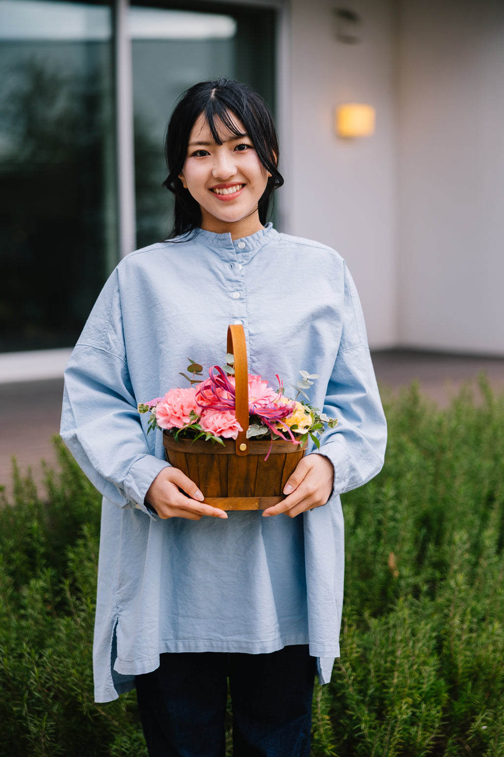 【 予約商品 】Mother's Day - 母の日  フラワーアレンジメント ＜生花＞ ピンク/レッド 《 予約締切4月26日 》《 発送予定日5月9日 》