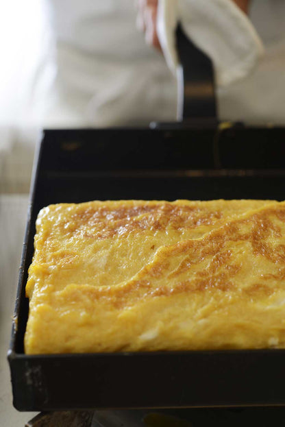 la base（ラバーゼ）鉄フライパン 玉子焼き器 18×18cm 日本製
