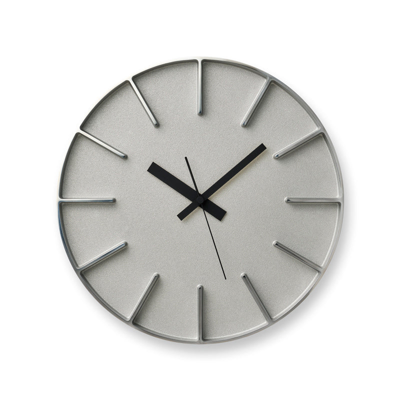 Lemnos Edge Clock（エッジ クロック）アルミニウム 掛け時計 AZ24-08 AL