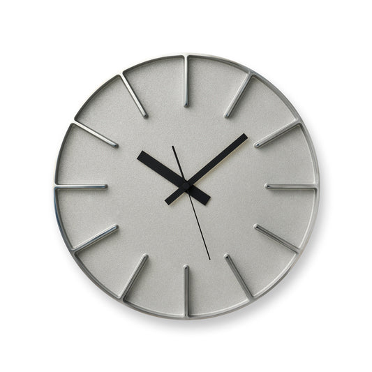 Lemnos Edge Clock（エッジ クロック）アルミニウム 掛け時計 AZ24-08 AL