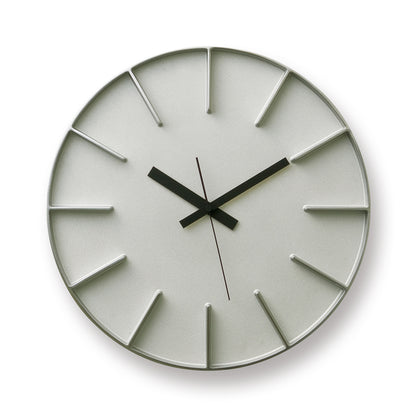 Lemnos Edge Clock（エッジ クロック）アルミニウム 掛け時計 AZ-0115 AL