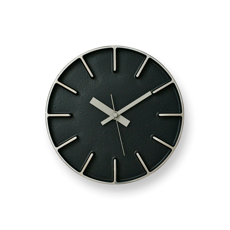 Lemnos Edge Clock（エッジ クロック）ブラック 掛け置き兼用 AZ-0116 BK