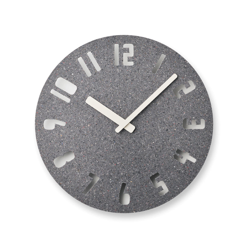 Lemnos PANECO CLOCK SAND（パネコ クロック サンド）ダークグレー 掛け時計  HIL22-10 DGY