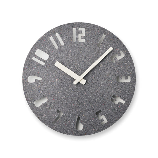 Lemnos PANECO CLOCK SAND（パネコ クロック サンド）ダークグレー 掛け時計  HIL22-10 DGY