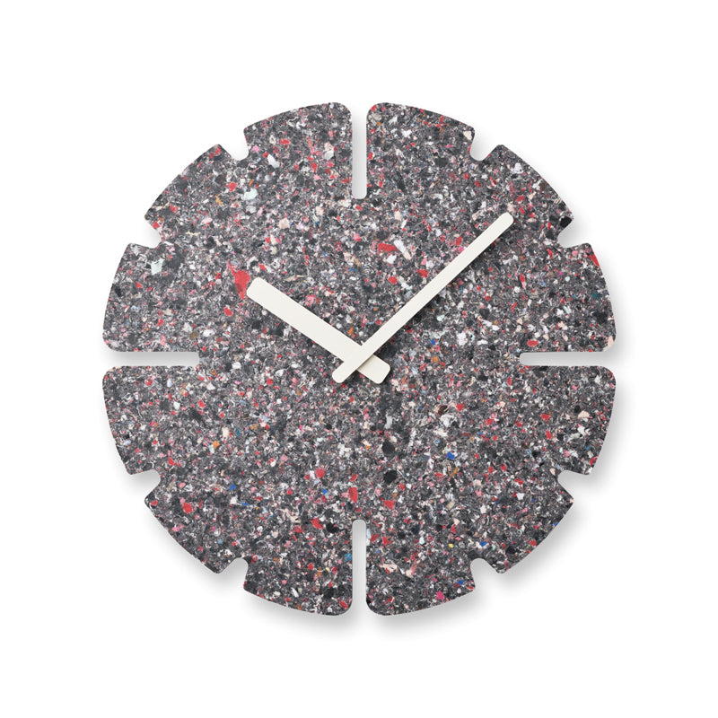 Lemnos PANECO CLOCK STONE（パネコ クロック ストーン）ミドル スリット丸 掛け時計  HIL22-11A MID
