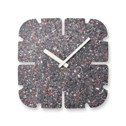 Lemnos PANECO CLOCK STONE（パネコ クロック ストーン）ミドル スリット四角 掛け時計  HIL22-11B MID