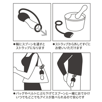 Lemnos 15.0% ice cream strap（アイスクリームストラップ）No.06 sesame（セサミブラック） JT13G-09 BK