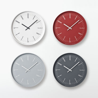 Lemnos Draw wall clock（ドロー ウォール クロック）グレー 掛け時計 KK18-13 GY