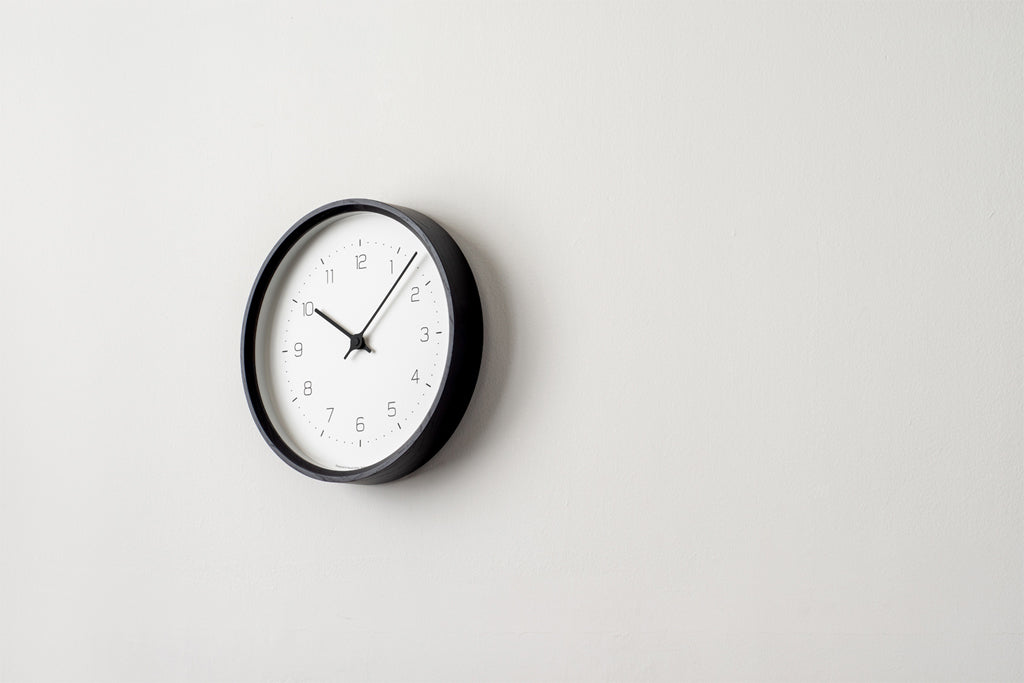 Lemnos NEUT wall clock（ニュート ウォール クロック）ブラック 掛け時計 KK22-09 BK