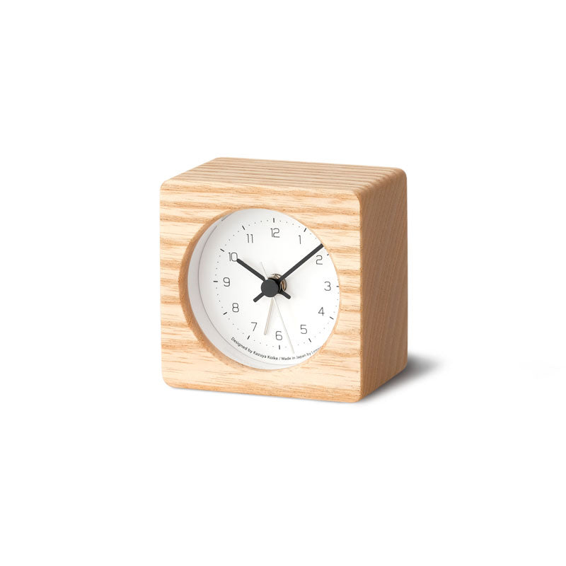 Lemnos NEUT alarm clock（ニュート アラーム クロック）ナチュラル 置き時計 KK24-09 NT