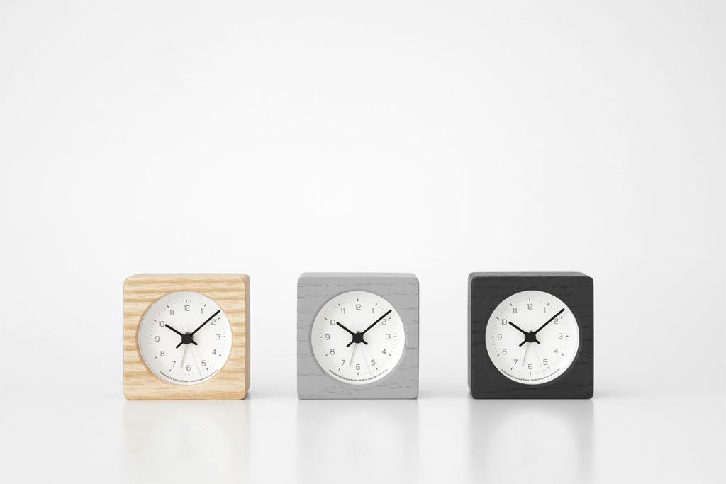 Lemnos NEUT alarm clock（ニュート アラーム クロック）ブラック 置き時計 KK24-09 BK