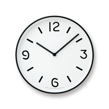 Lemnos MONO Clock（モノ クロック）ホワイト 掛け時計 LC10-20 A WH