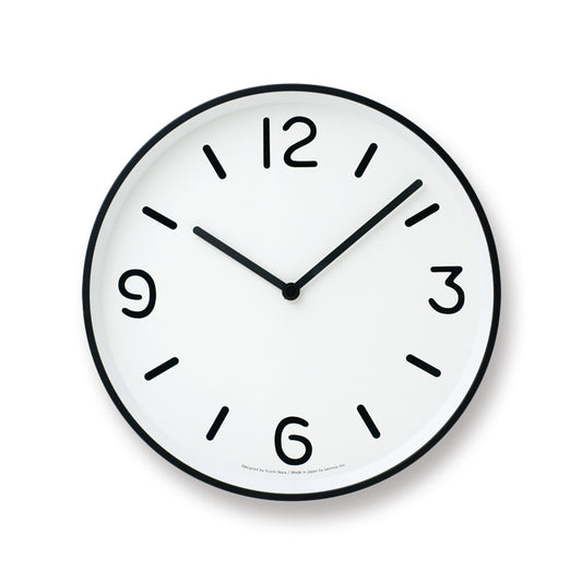 Lemnos MONO Clock（モノ クロック）ホワイト 掛け時計 LC10-20 A WH