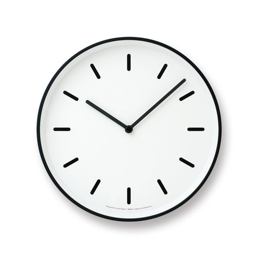 Lemnos MONO Clock（モノ クロック）ホワイト 掛け時計 LC10-20 B WH