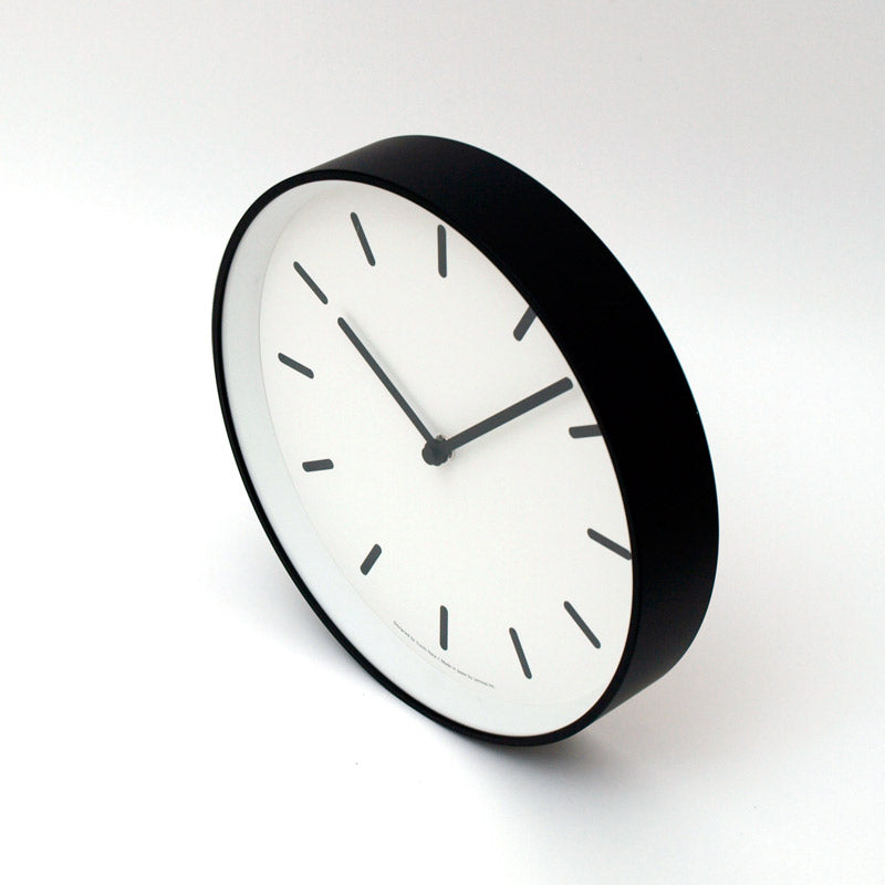 Lemnos MONO Clock（モノ クロック）ホワイト 掛け時計 LC10-20 B WH