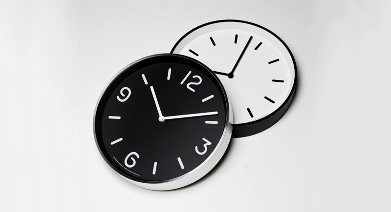 Lemnos MONO Clock（モノ クロック）ホワイト 掛け時計 LC10-20 B WH