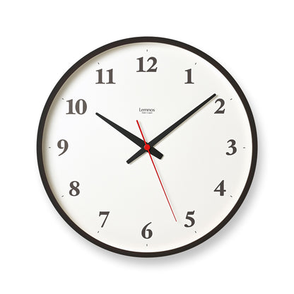 Lemnos Plywood clock（プライウッド クロック）ナチュラル/ブラウン 壁掛け時計 LC21-06W