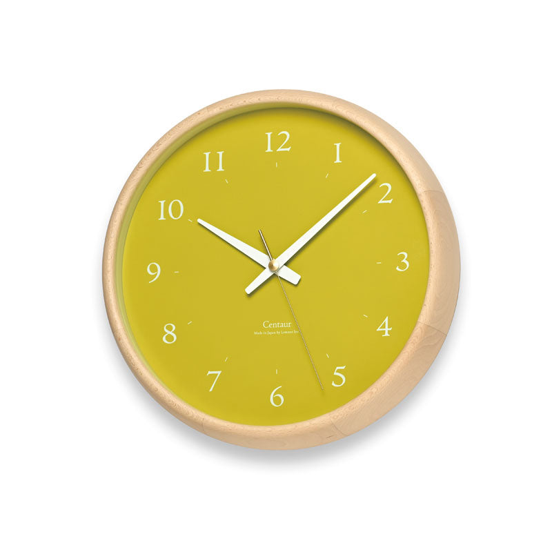 Lemnos Centaur Clock（セントール クロック）イエロー  掛け時計  PC23-14 YE