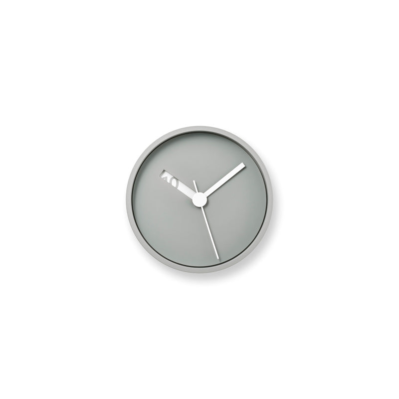 Lemnos Extra Normal Clock（エクストラノーマル クロック）グレー 掛け置き兼用 RM24-07 GY