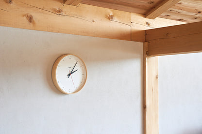 Lemnos Plywood clock（プライウッド クロック）壁掛け時計 T1-017(1)