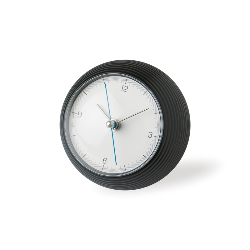 Lemnos earth clock（アース クロック）ブラック/ホワイト 置き時計 TIL16-10