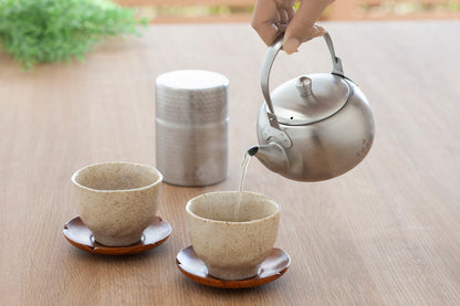 茶考具 2点Cセット（急須・茶筒） ステンレス製 日本製