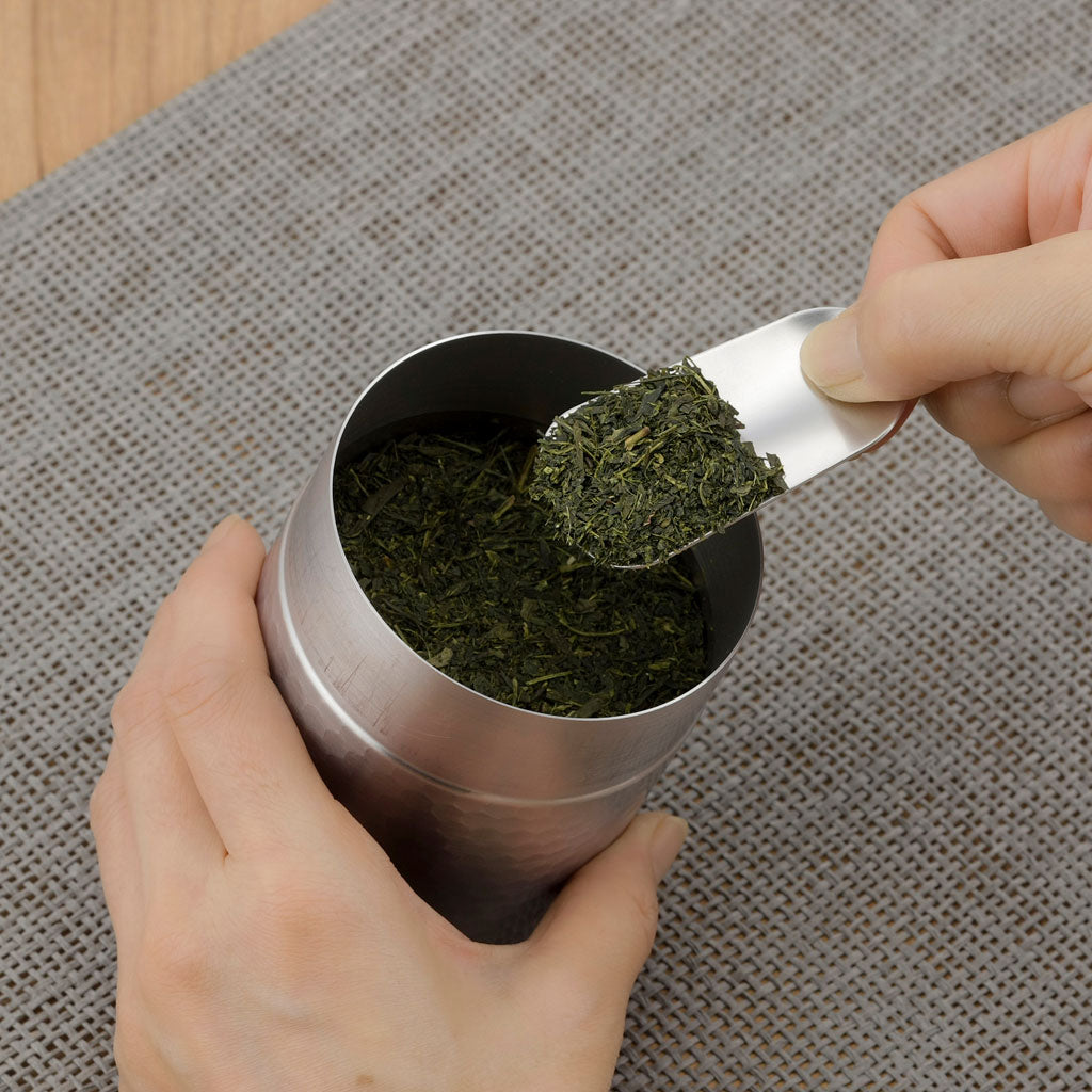 茶考具 ギフト3点セット（急須 横手・茶筒・茶み） ステンレス製 日本製