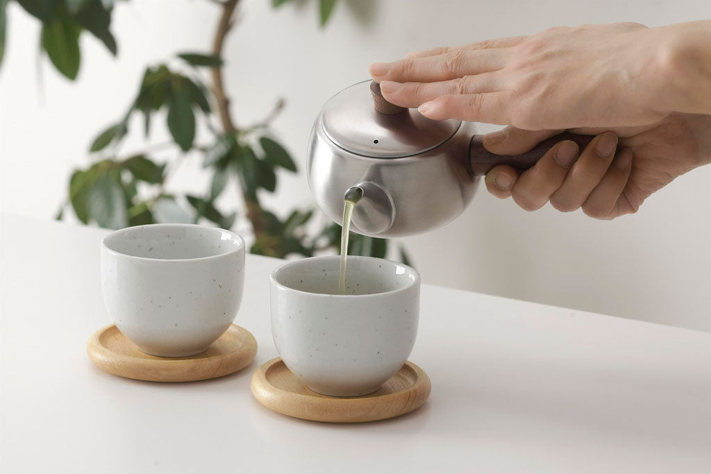 茶考具 ギフト3点セット（急須 横手・茶筒・茶み） ステンレス製 日本製
