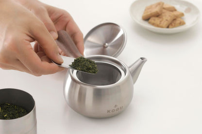 茶考具 ギフト3点セット（急須 横手・茶筒・茶み） ステンレス製 日本製