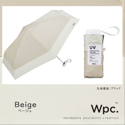 Wpc.ワールドパーティ 遮光切り継ぎタイニー 日傘 折りたたみ《801-13134-102》