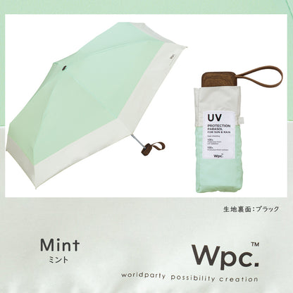 Wpc.ワールドパーティ 遮光切り継ぎタイニー 日傘 折りたたみ《801-13134-102》