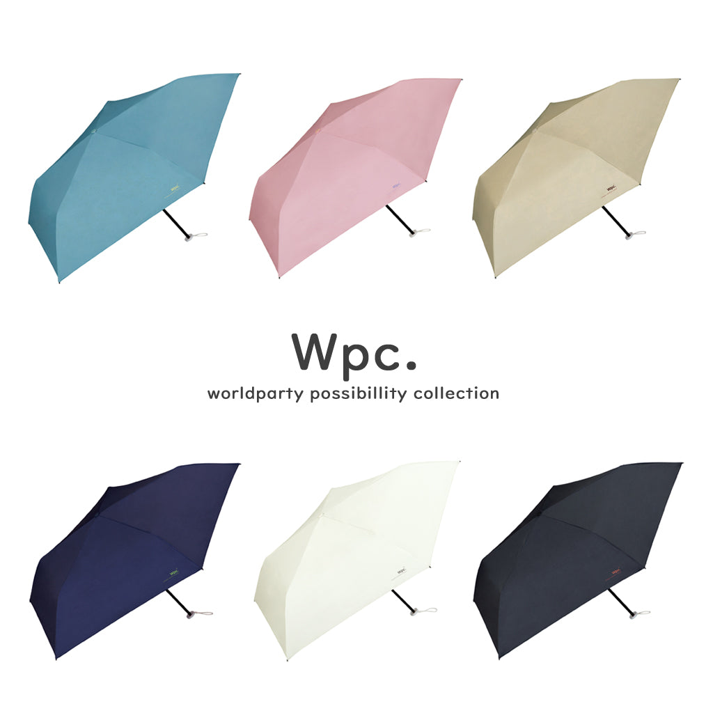 Wpc.ワールドパーティ BASIC 遮光軽量 ソリッド ミニ 日傘 折りたたみ 《801-18039-102》